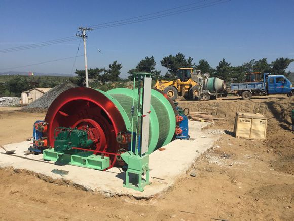 江西某礦山2米雙卷筒礦井提升機案例 江西某礦山2米雙卷筒礦井提升機案例